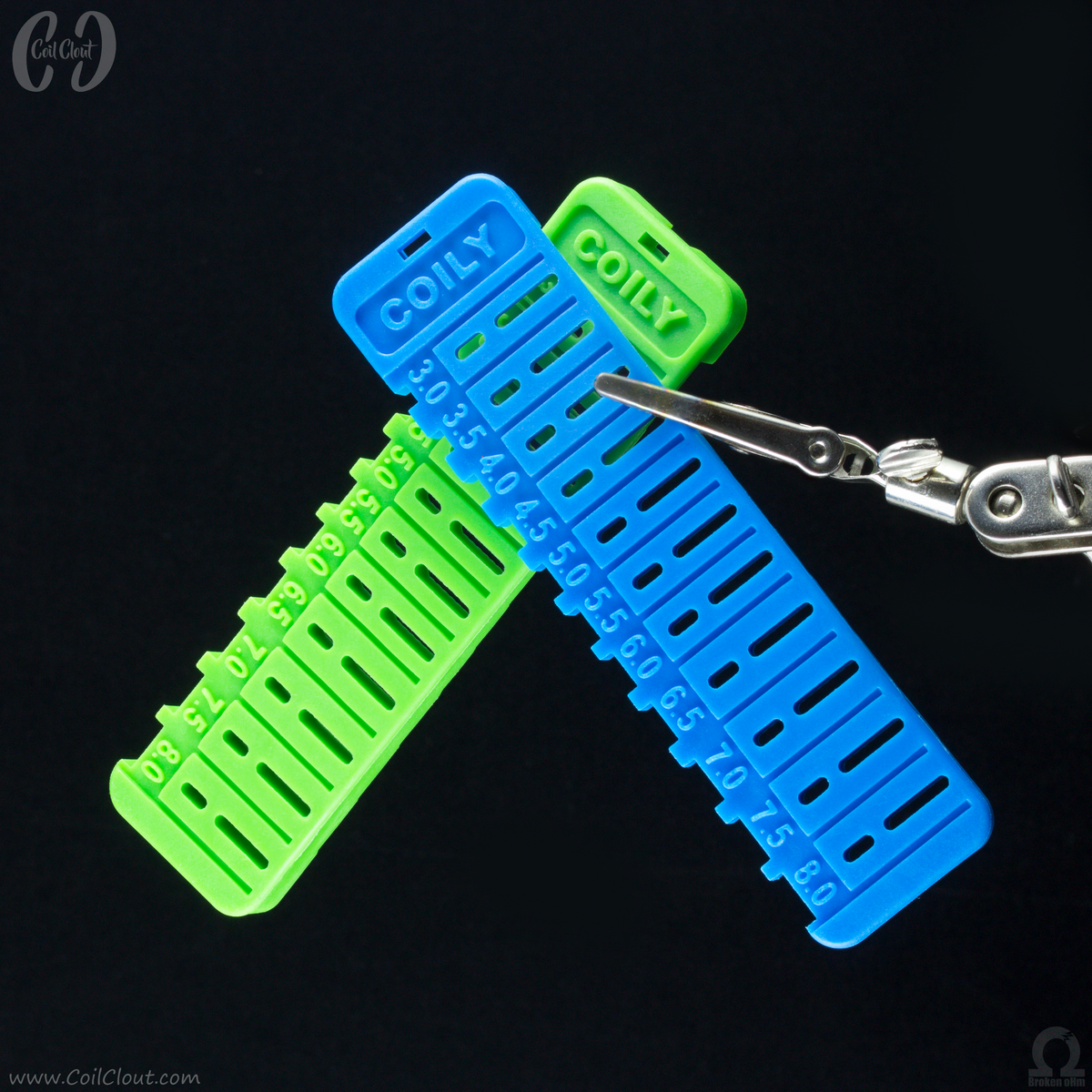 Coily Tool (Green) (The ORIGINAL Measuring & Lead Trimming Tool) Coil Clout Coily Tool (Green) (The ORIGINAL Measuring & Lead Trimming Tool) Coil Clout