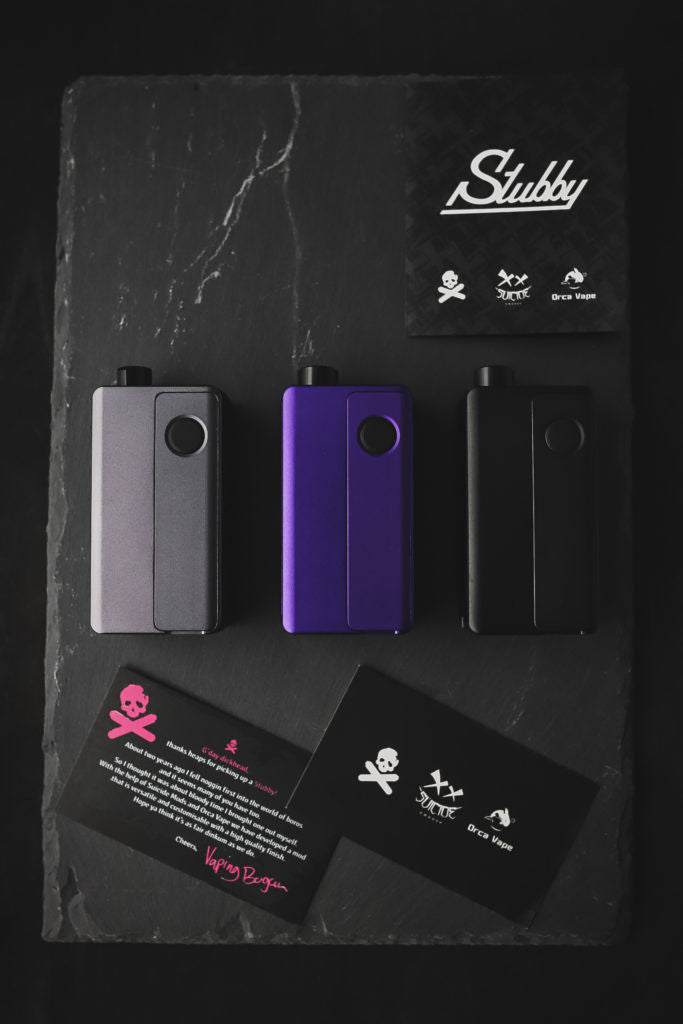 【美品】OMMO IRREGULAR PATTERN AIO ブラック　Free Stubby 18 AIO 80w (Comes with SS RDTA) (Suicide Mods · Bogan