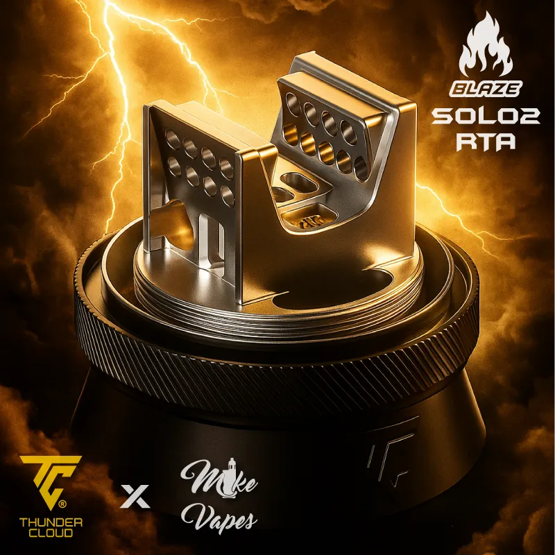 Blaze Solo 2 25mm RTA (ThunderCloud x Mike V) Coil Clout Blaze Solo 2 25mm RTA (ThunderCloud x Mike V) Coil Clout