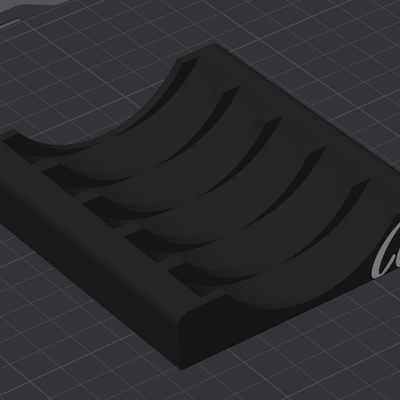 Custom CC Engraved "KHET" (Wire Spool Holder -- 3D Printed)