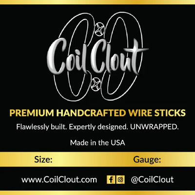 Coil Clout Stainless Steel 316L Alien, Fralien & Fused Wire Sticks