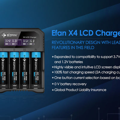 Efan x4 4-Bay Charger