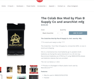 PLAN B X TVL MECHANICAL BOX MOD