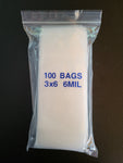 3 x 6" 6MIL Reclosable Ultra Strength Bags